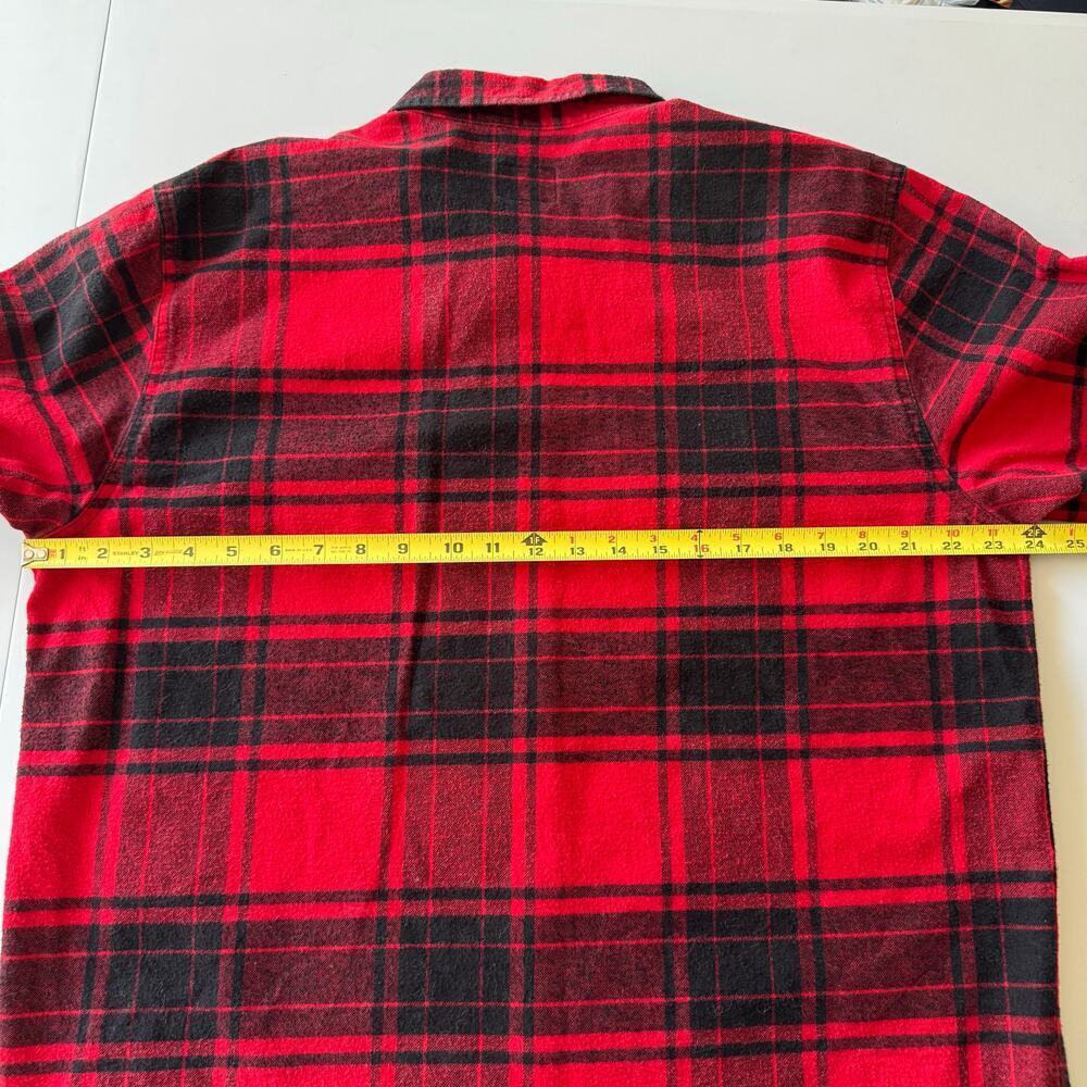 Timberland Pro Original Fit Plaid Flannel Long Sleeve Shirt Western Barn Large - Picture 6 of 9